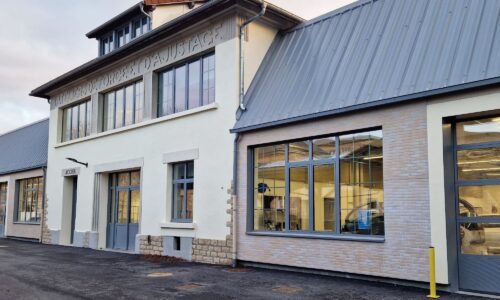 Visite de fin de chantier du lycée Hippolyte Fontaine