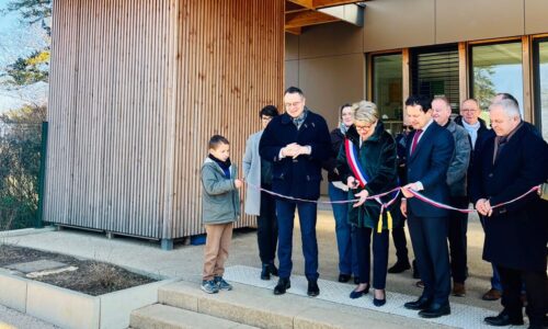 Inauguration de la Mairie-Ecole ALLERIOT