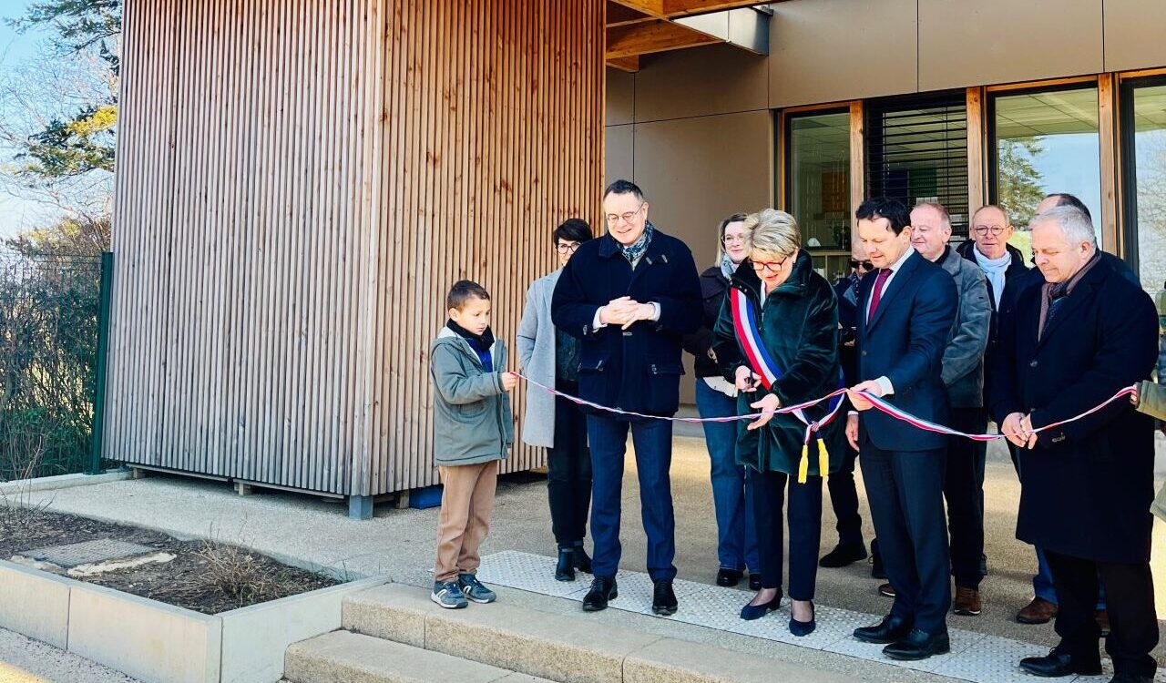 Inauguration de la Mairie-Ecole ALLERIOT