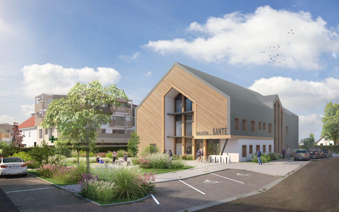 Construction d&rsquo;une maison de sante BEPOS – FRASNE (25)