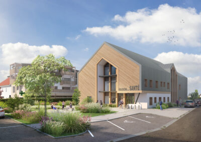Construction d&rsquo;une maison de sante BEPOS – FRASNE (25)